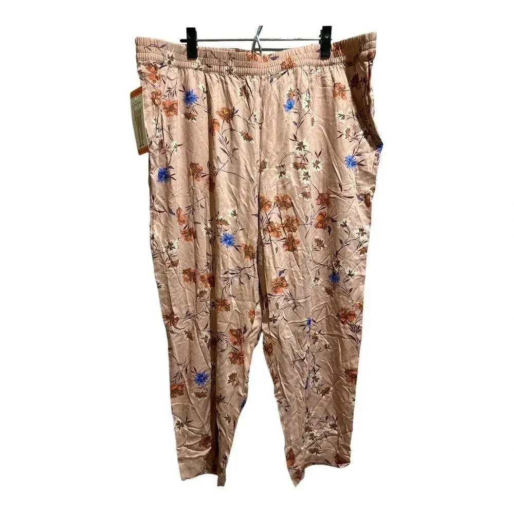 NWT Jessica Simpson Floral Tapered Pants